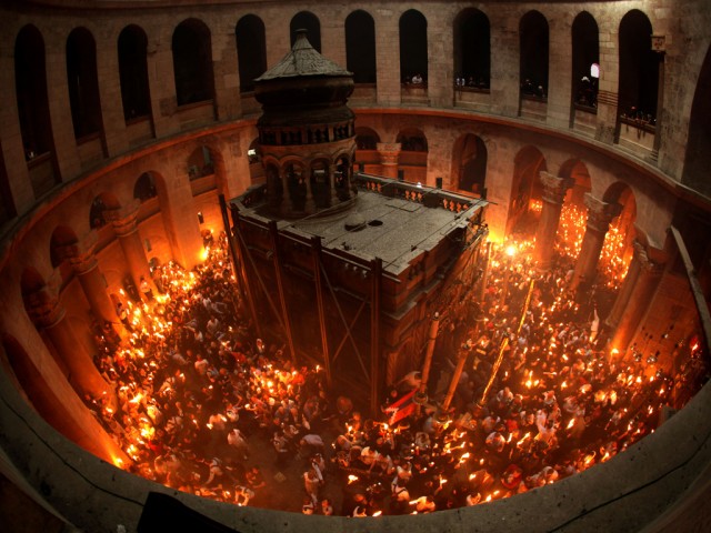The Miracle of the Holy Fire is a pious Orthodox tradition, but is mainly unrecognized in the Catholic Church.